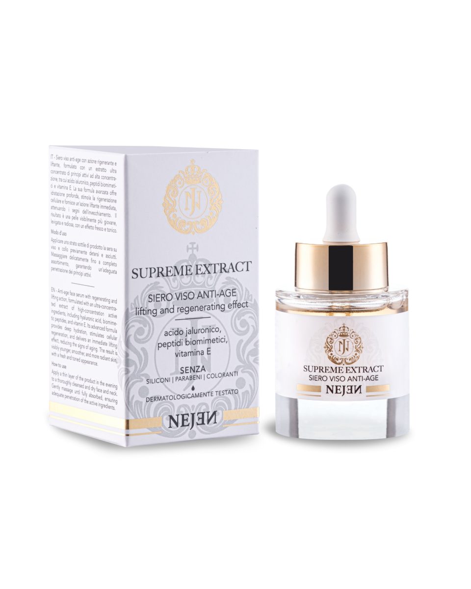 Supreme Extract Siero Viso Anti-Age Nejen Cosmetics - Trasforma la tua pelle